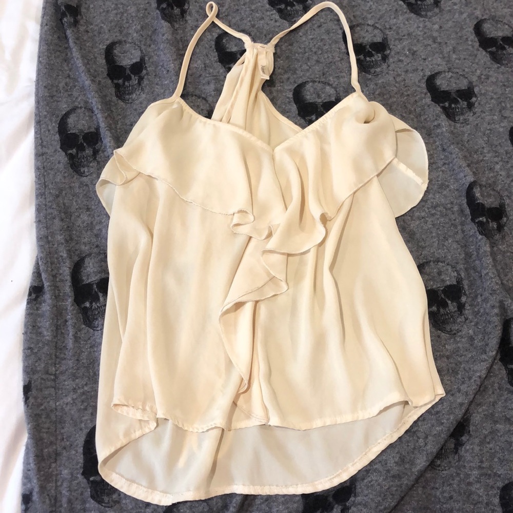 White Flowy top